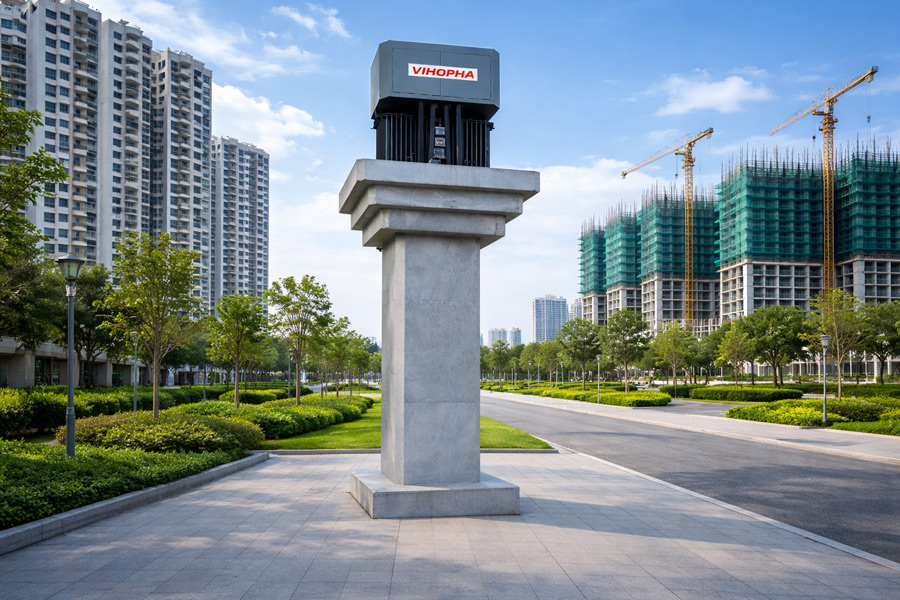 Trạm biến áp trụ thép